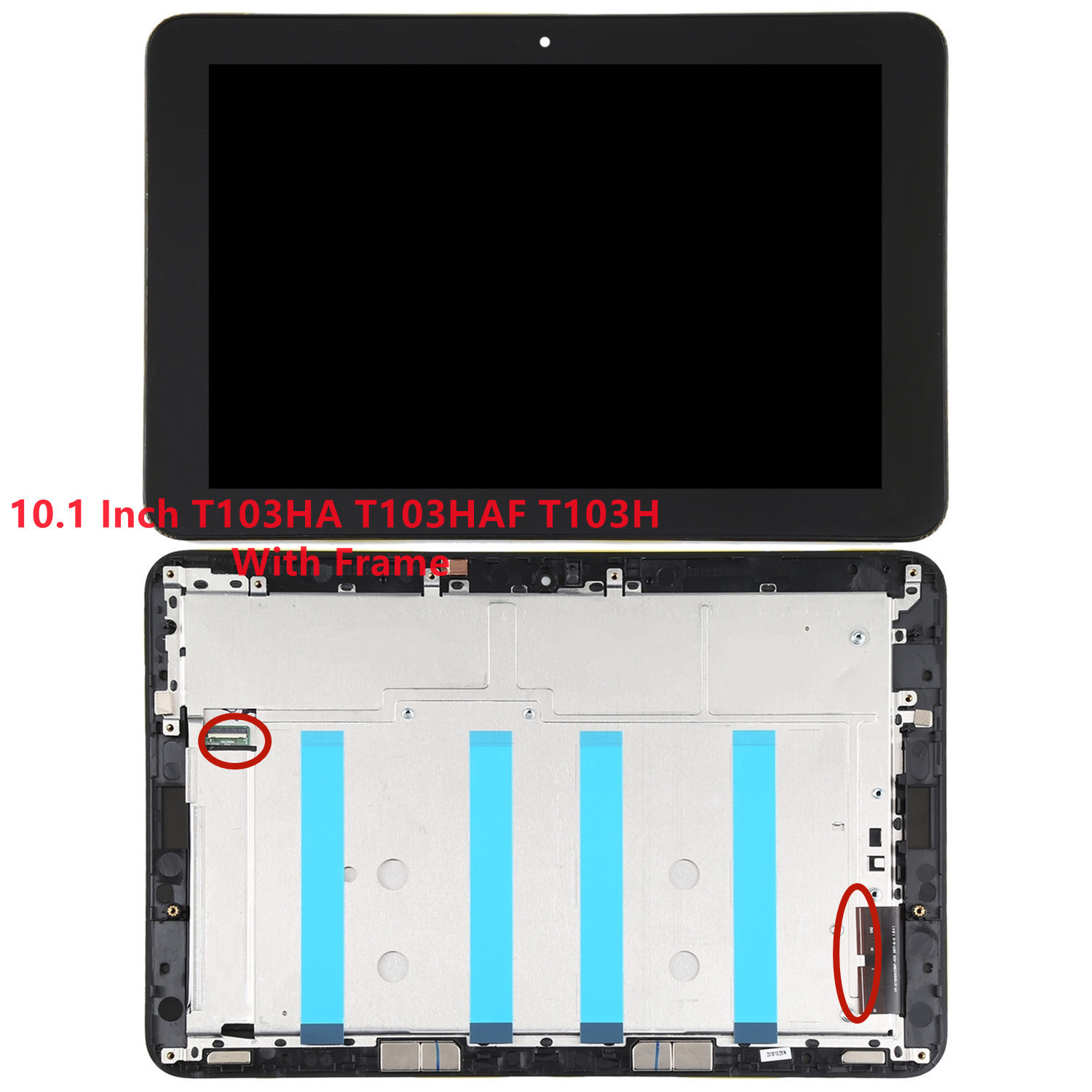 Ensemble Ã©cran tactile LCD avec chÃ¢ssis, 10.1 pouces, pour Asus Transformer Mini T103HA T103ha T103HAF T103H T103h n° 1