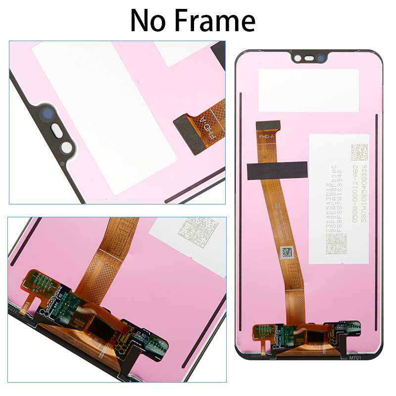 Ensemble Ã©cran tactile LCD de remplacement, 5.84 pouces, pour Huawei P20 Lite Nova 3E NETL00 ANELbronchP20Lite, original n° 3