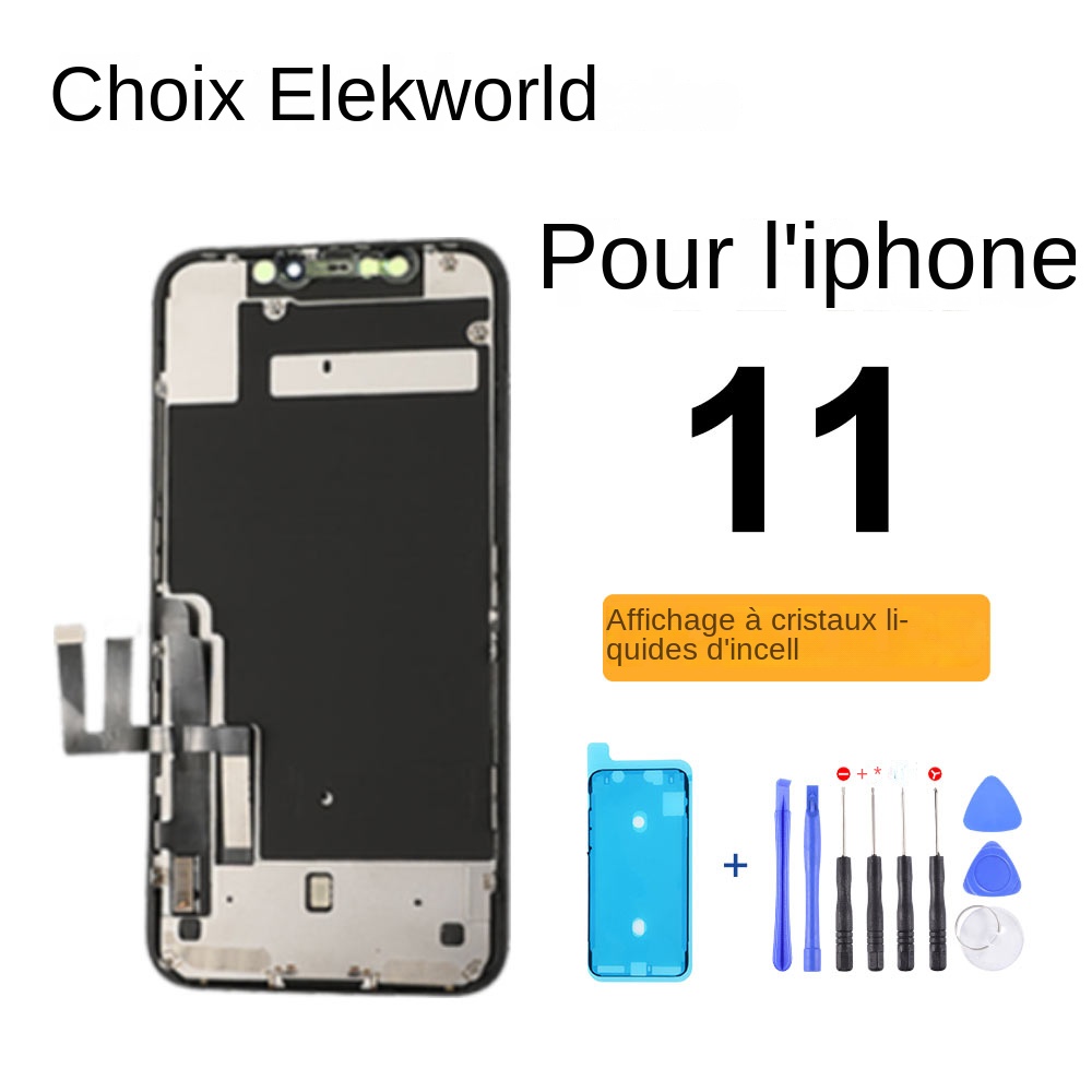 Elekworld â€“ Ã©cran tactile LCD incell avec 3D Touch, pour iPhone 11, sans Pixel mort n° 1