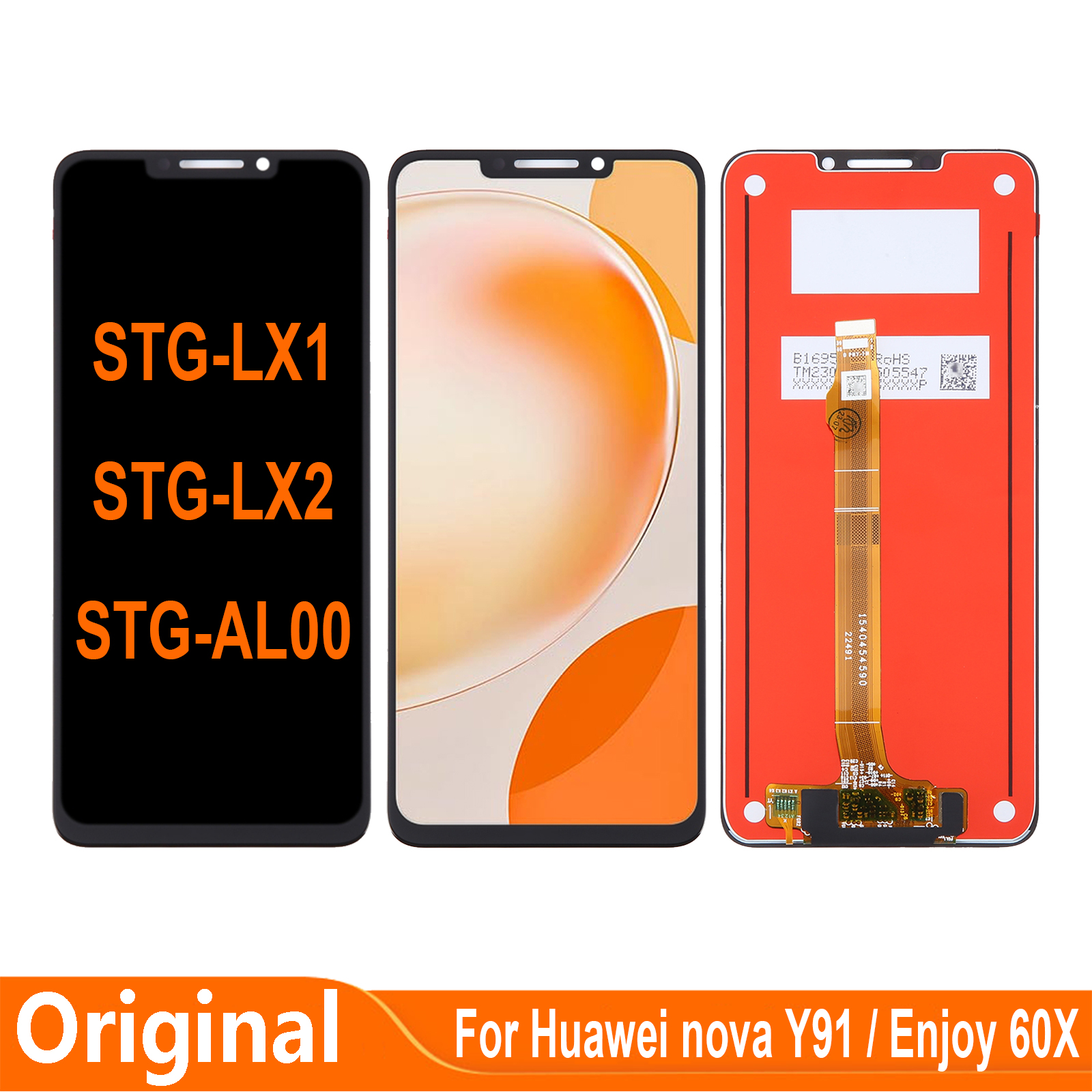 6.95 en effet d'origine pour Huawei Nova Y91 Profitez de 60X STG-AL00 STG-LX1 STG-LX2 LCD Ã©cran tactile HÃ©bergements eur assemblÃ©e n° 1