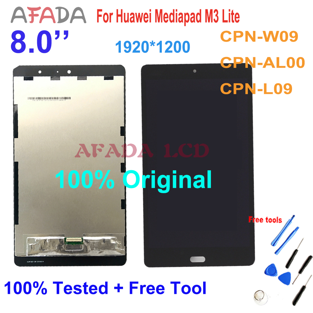 8.0 LCD pour Huawei MediaPad M3 Lite 8 8.0 CPN-W09 CPN-AL00 CPN-L09 Ã©cran LCD Ã©cran tactile HÃ©bergements eur assemblÃ©e n° 1