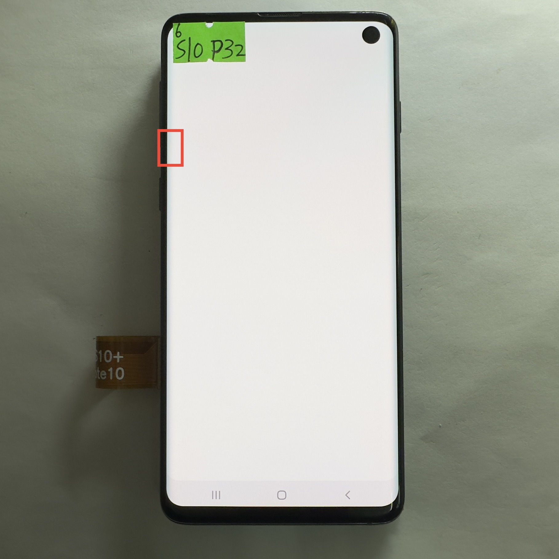 Instrument numÃ©rique Galaxy S10 avec cadre, Ã©cran d'affichage LCD, matÃ©riau AMOLED, sÃ©rie G973U, G973F, G973D, G973B/S n° 2