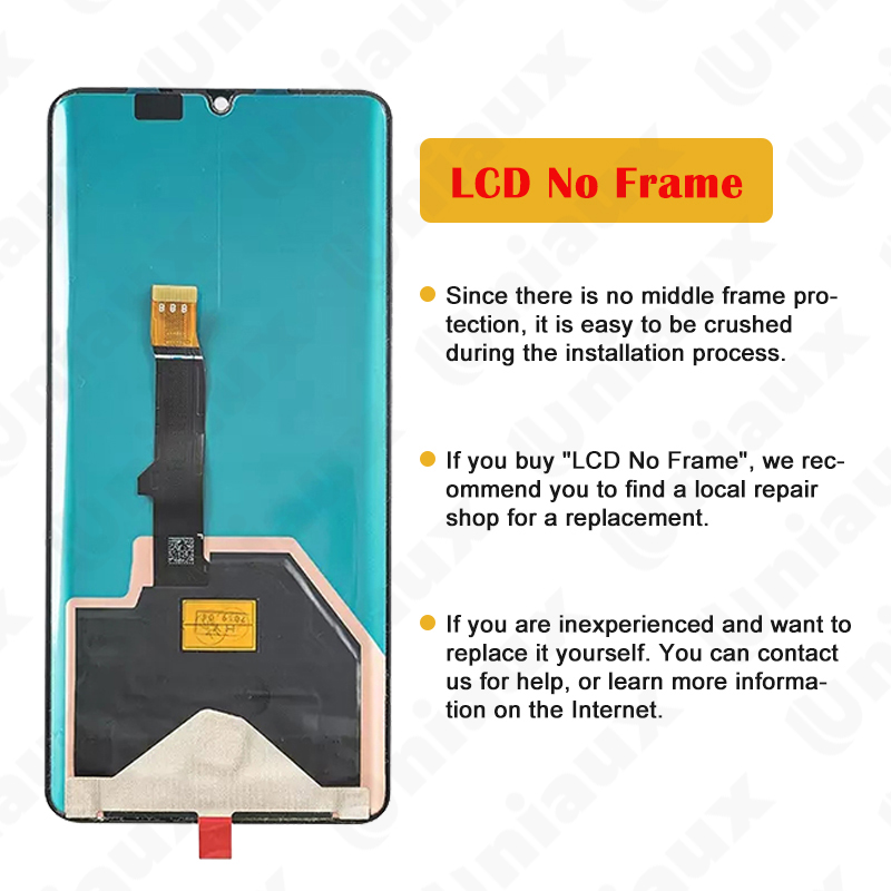 6.47 OLED d'origine pour Huawei P30 Pro LCD VOG-L29 VOG-L09 VOG-L04 Ã©cran tactile HÃ©bergements eur assemblÃ©e pour P30Pro Ã©cran LCD n° 2