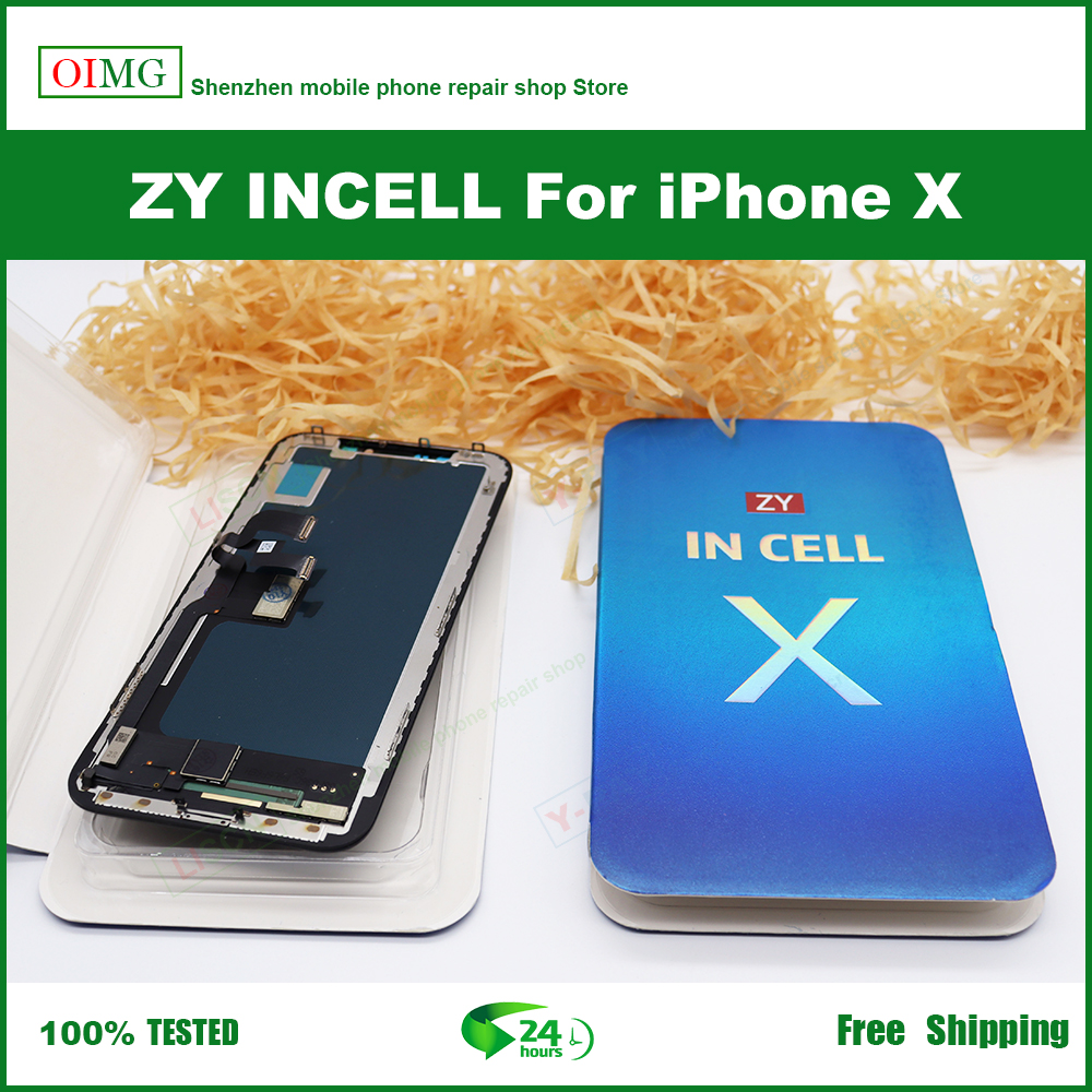 ZY INCELL-Ensemble Ã©cran tactile LCD de remplacement, 3D, pour iPhone X XS XS MAX 11 11Pro 12 Pro Max n° 2