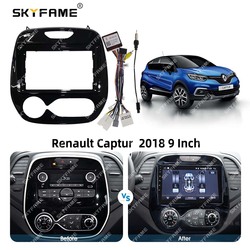 SKYFAcloser-Adaptateur de Fascia de cadre de voiture, dÃ©codeur de boÃ®te Canbus, kit de panneau de montage de tableau de bord radio Android pour Renault Captur Clio small picture n° 5