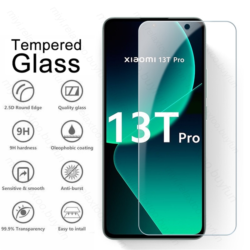 Coque en verre pour Xiaomi Mi 13 T Pro 5G, verre de protection, couverture complÃ¨te, Xiaomi Xaomi Xiami XiaredÃ©pensÃ© Mi 13 T ata 13T 13 T Pro 5G, 4 piÃ¨ces n° 2