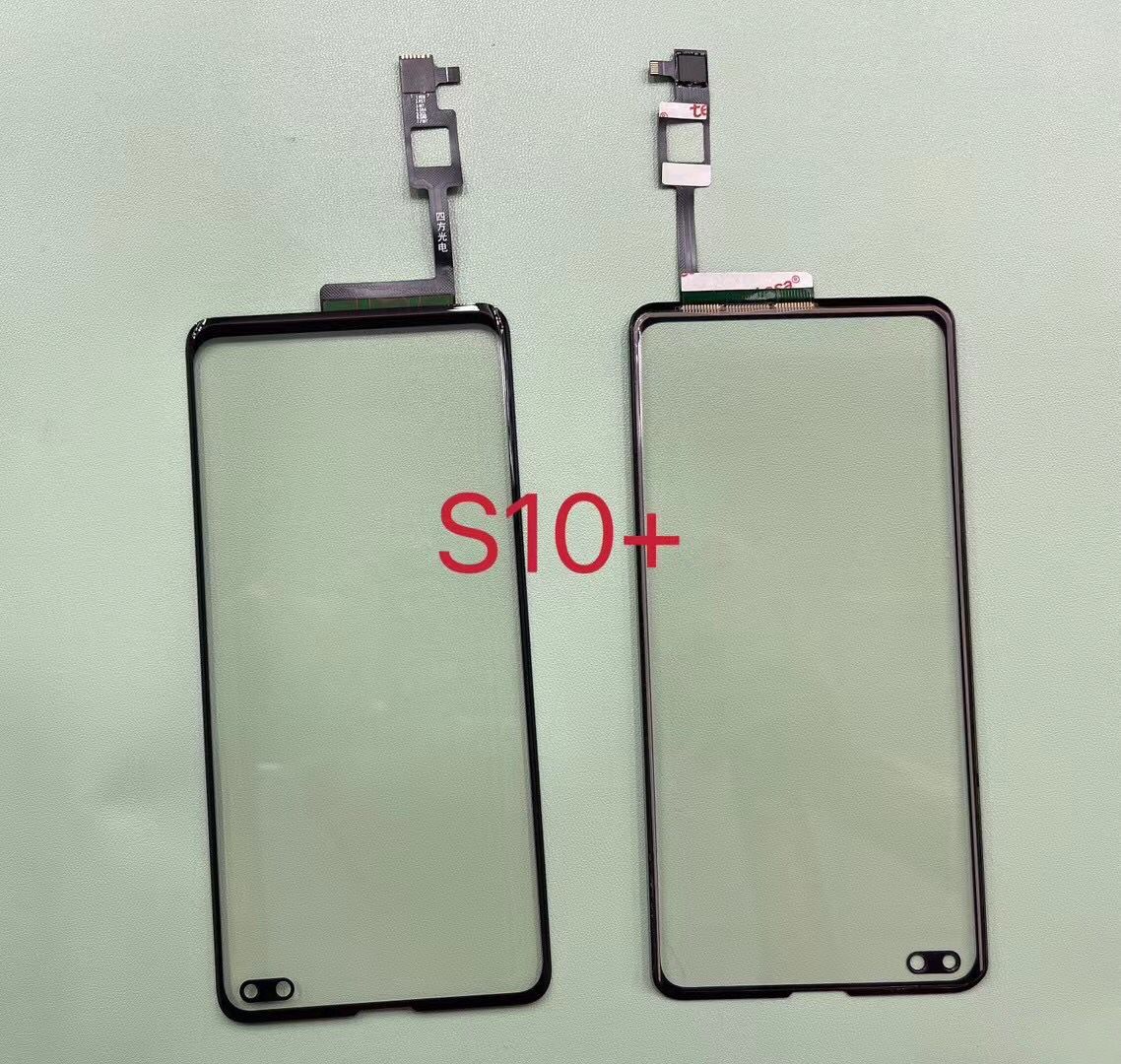 NumÃ©riseur d'Ã©cran tactile avec colle OCA, remplacement pour Samsung Galaxy S10 Plus, S9, S8 Plus, Note 10, 9, 8, capteur de verre avant, nouveau, 2 piÃ¨ces n° 1