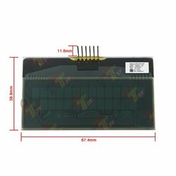 Prada-Panneau d'affichage LCD pour Renault Megane II, Clio III, tingCluster small picture n° 3