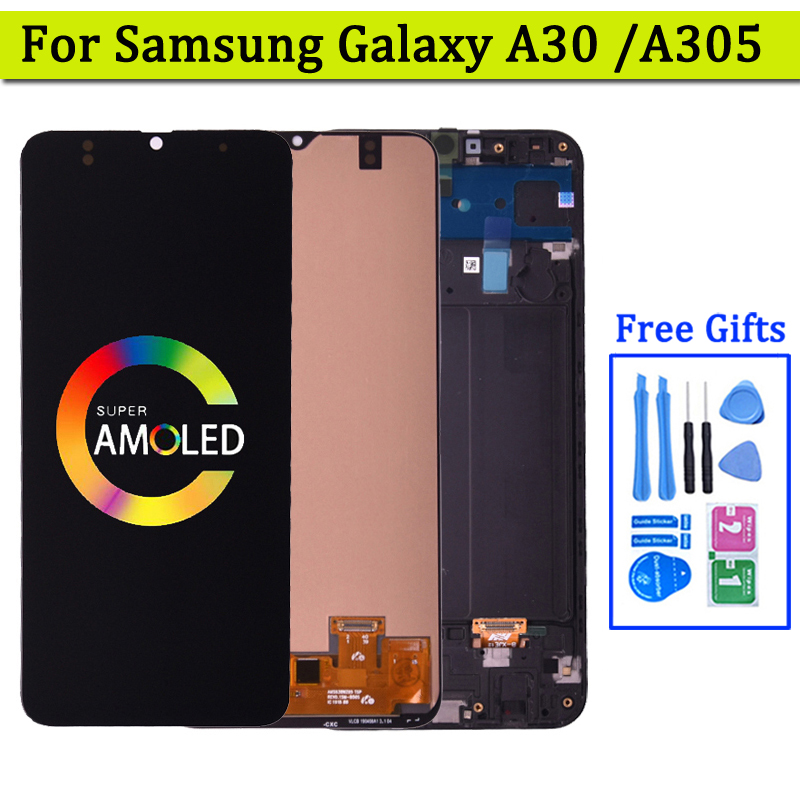 Bloc Ã©cran tactile LCD Super AMOLED, pour Samsung GALAXY A30 A305/DS A305JoyA305G A305GN A305YN n° 1