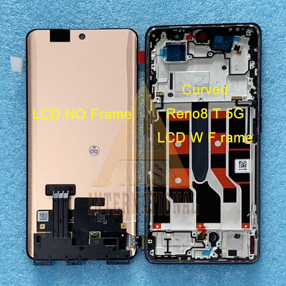 Ã‰cran Amoled d'origine pour Oppo Reno 8 T 4G 5G, cadre d'affichage LCD, HÃ©bergements eur d'Ã©cran tactile, CPH2481, CPH2505 n° 3