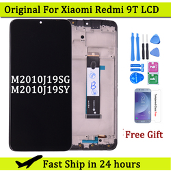 Ensemble Ã©cran tactile LCD avec chÃ¢ssis, 6.53 pouces, pour Xiaomi Redmi 9T J19S M2010J19Xenon M2010J19SY POCO M3, original