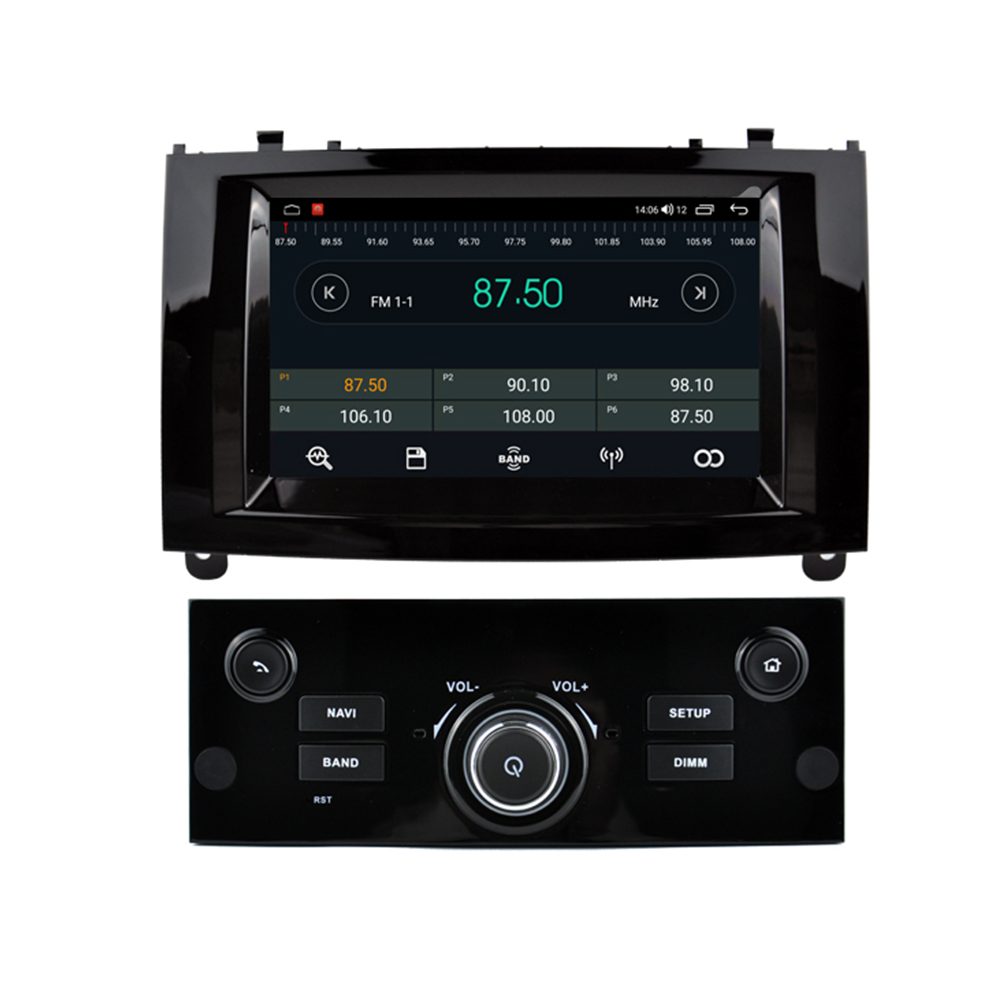 Autoradio Android 407, 4 Go/64 Go, Navigation GPS, DSP, DVD, Carplay, Ã‰cran Tactile, Lecteur LimitÃ©, pour Voiture KIT 2004 (2011-12.0) n° 2