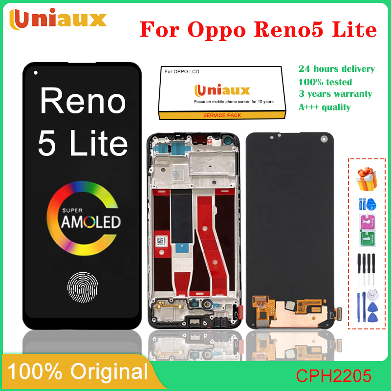 Bloc écran tactile LCD, 6.43 original, pour OPPO Reno5 Lite CPH2205 n° 1