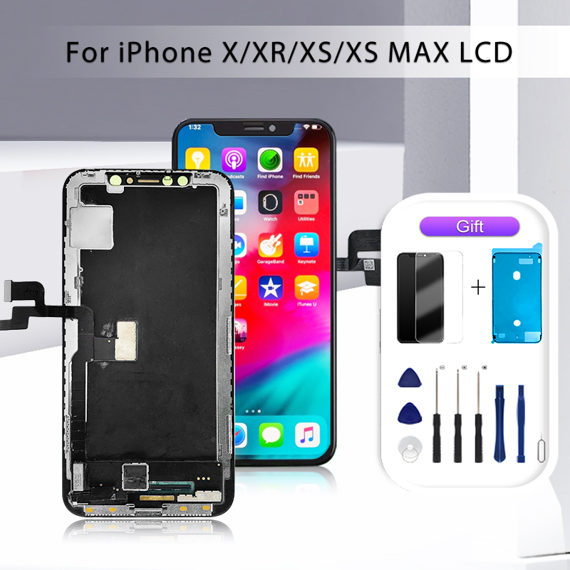 Ensemble Ã©cran tactile LCD OLED avec outils, pour iPhone X XS Max n° 1