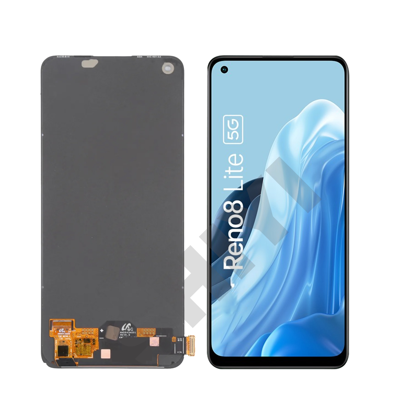 Bloc Ã©cran tactile LCD AMOLED de remplacement, 6.43 pouces, pour OPPO Reno8 Lite CPH2343, original n° 4