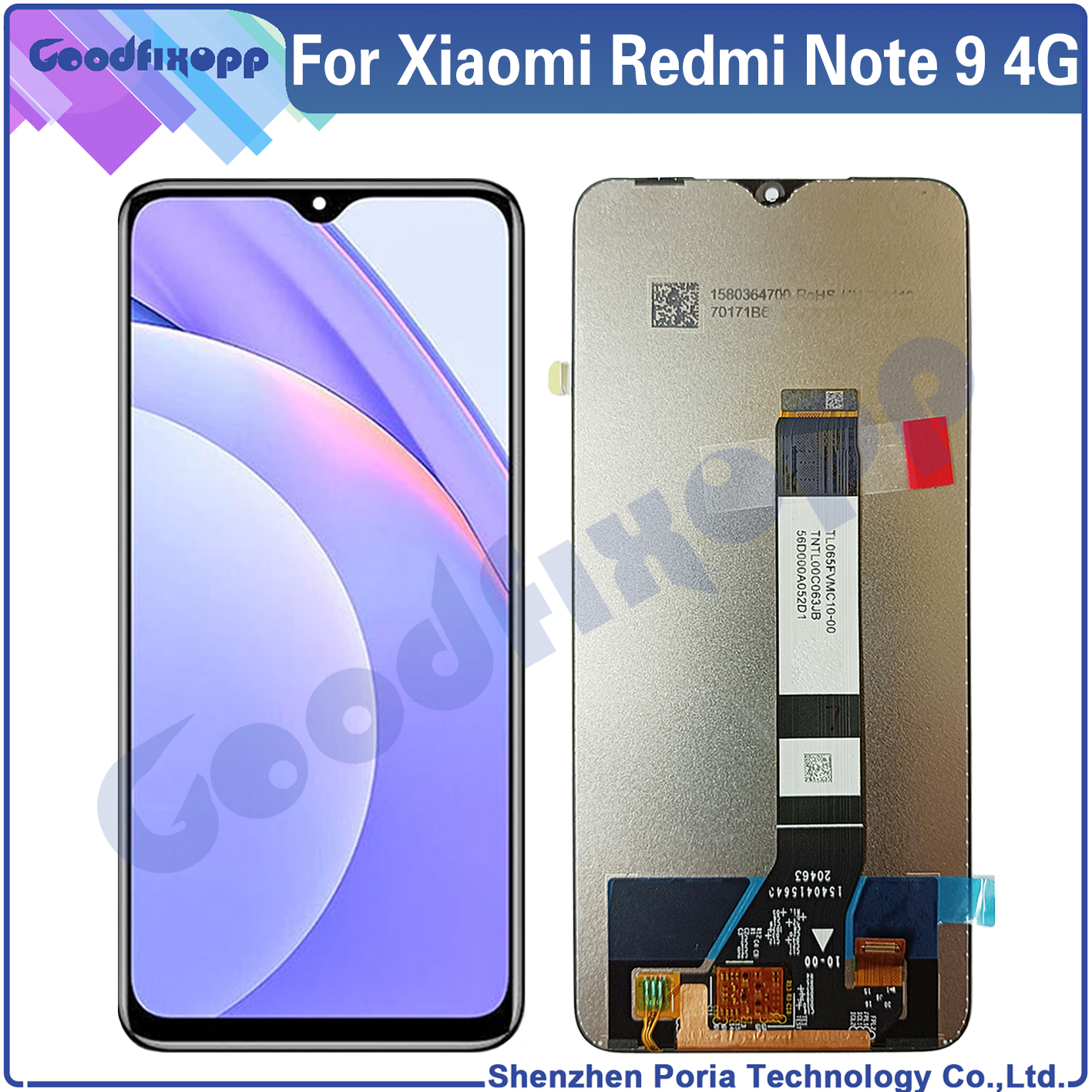 Ensemble Ã©cran tactile LCD de remplacement, pour Xiaomi Redmi Note 9 4G n° 1