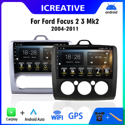 Autoradio Android avec Navigation GPS pour Voiture Ford Focus 2 3 Mk2 Mk3 2004-2011, StÃ©rÃ©o, Lecteur de Limitation Audio, WIFI, 4G small picture n° 1