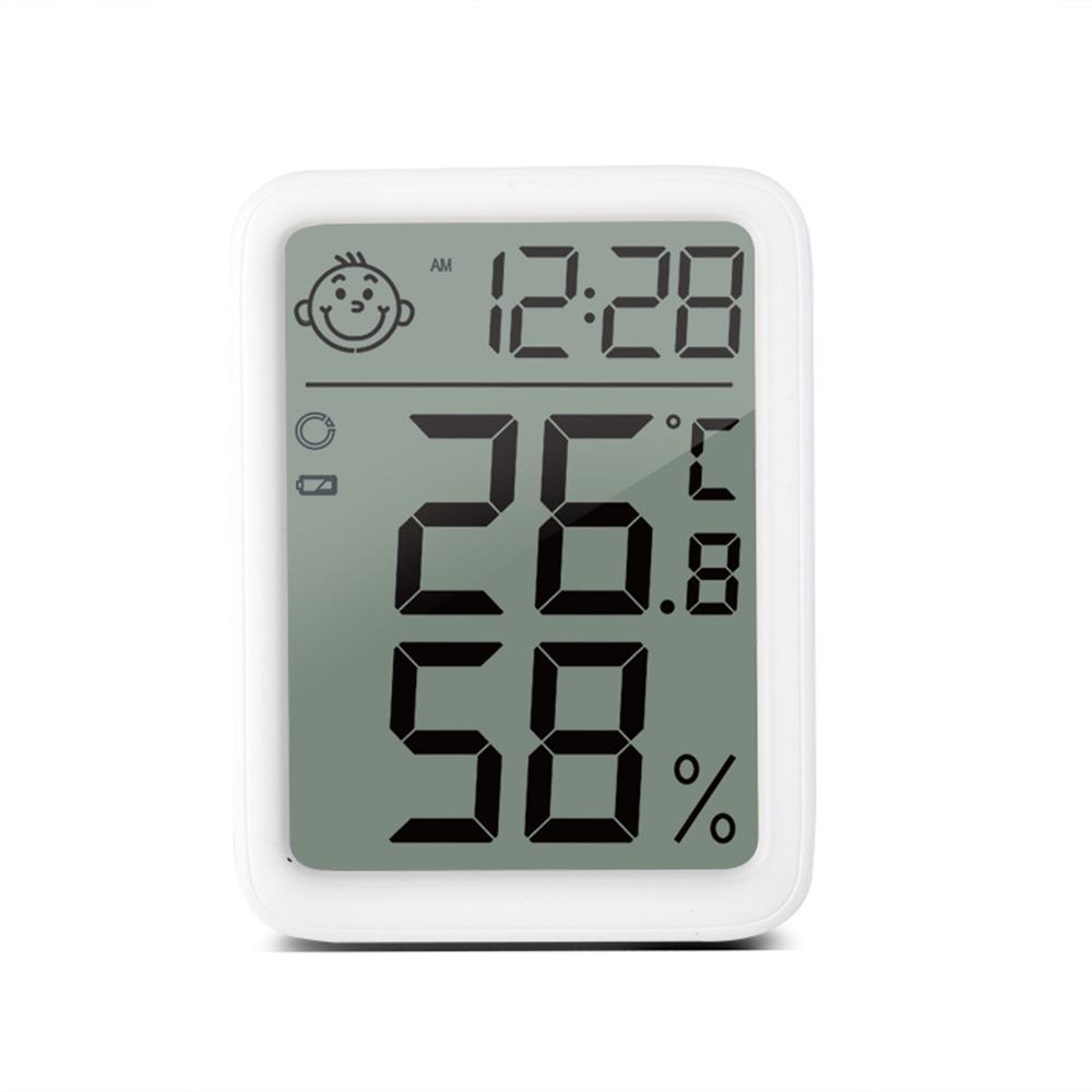 6046B Accueil LCD NumÃ©rique Ã‰lectronique Horloge TempÃ©rature et HumiditÃ© MÃ¨tre Grand Ã‰cran Haute PrÃ©cision ThermomÃ¨tre HygromÃ¨tre n° 6