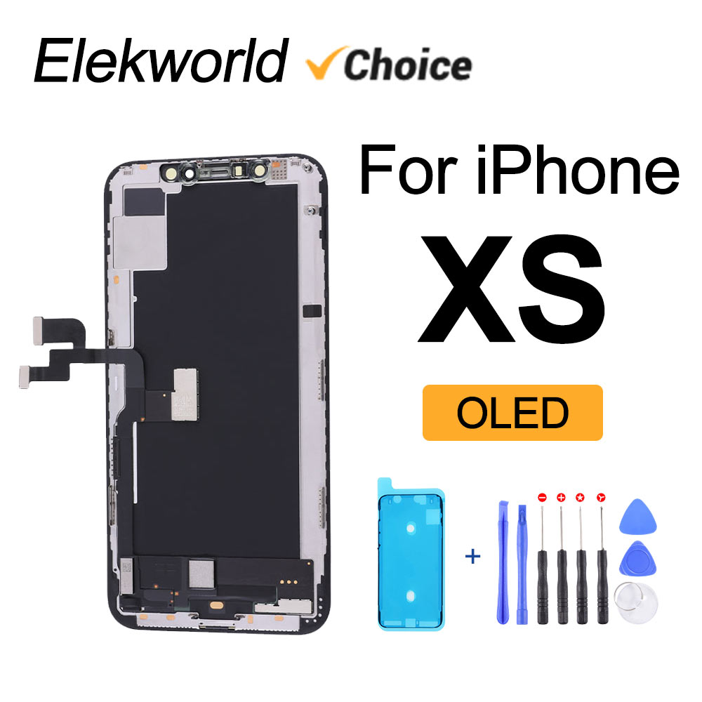 Elekworld â€“ Ã©cran tactile LCD OLED avec 3D Touch, pour iPhone XS, pas de remplacement de Pixel mort n° 1