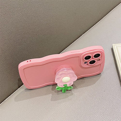 Coque de tÃ©lÃ©phone en silicone souple avec support de fleur 3D, housse ondulÃ©e pour OPPO Reno 7, 5G, Oppo Reno 2, 2z, 3, 4, Reno 5, 8, 9, 7z, 8z, 4z small picture n° 5