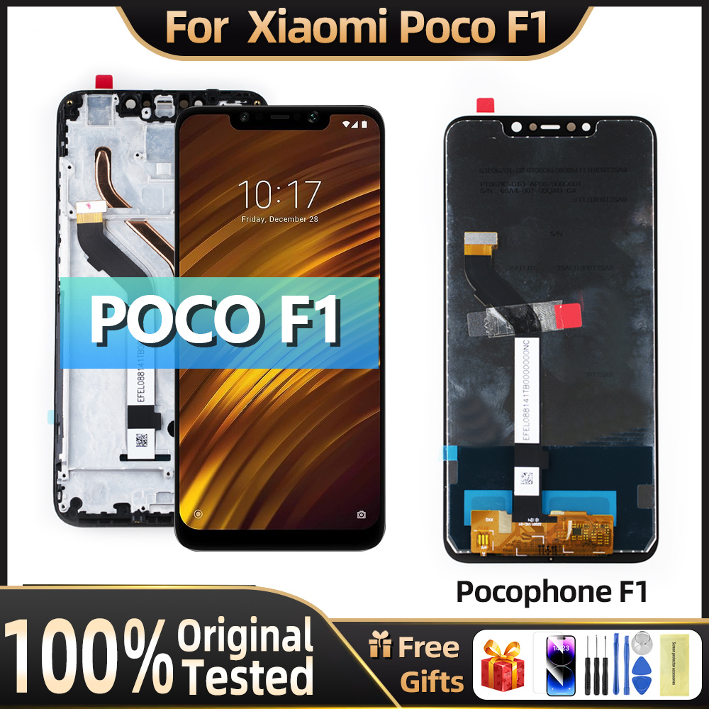 Ã‰cran tactile LCD de remplacement pour Xiaomi Pocophone F1, 6.18 pouces, original, nouveau, M1805E10A n° 1