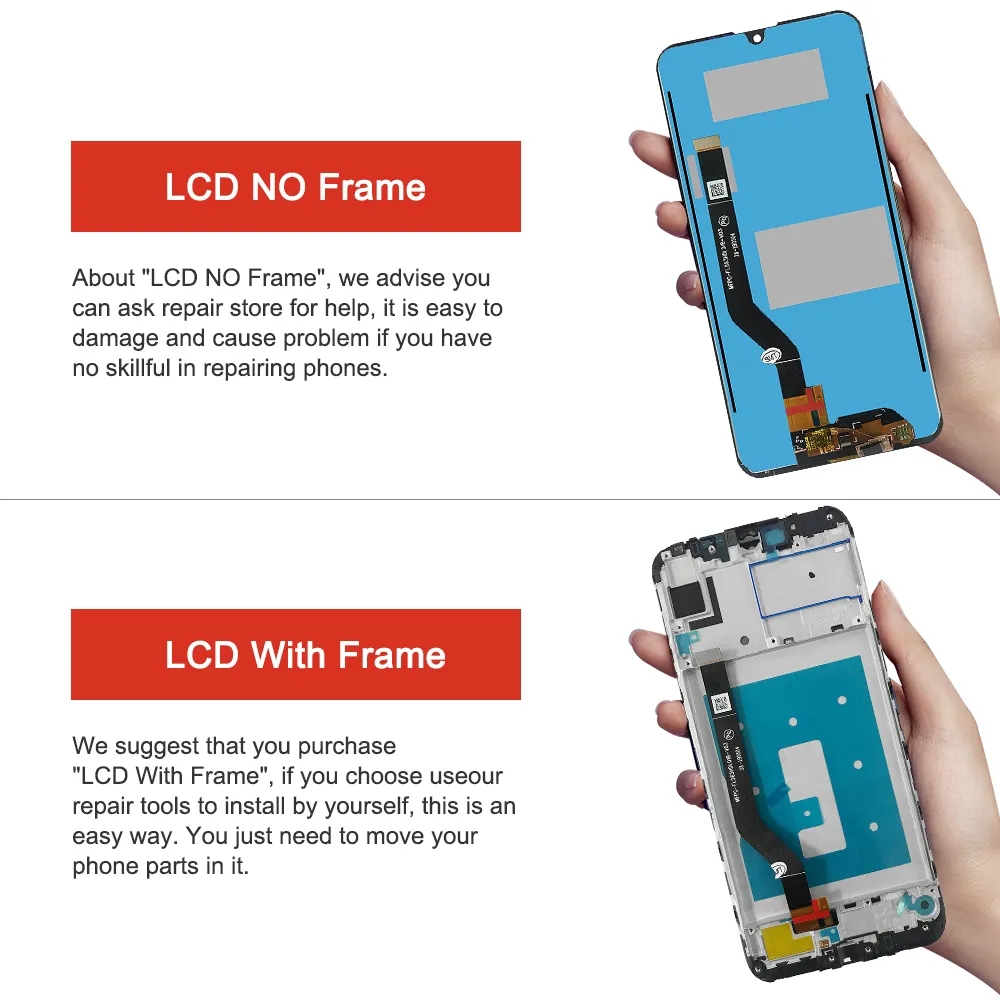 Pour Huawei Y7 2019 LCD Écran Tactile Avec Cadre Pour Y7 Premier 2019 DUB-LX3 DUB-L23 DUB-LX1 lWind n° 4