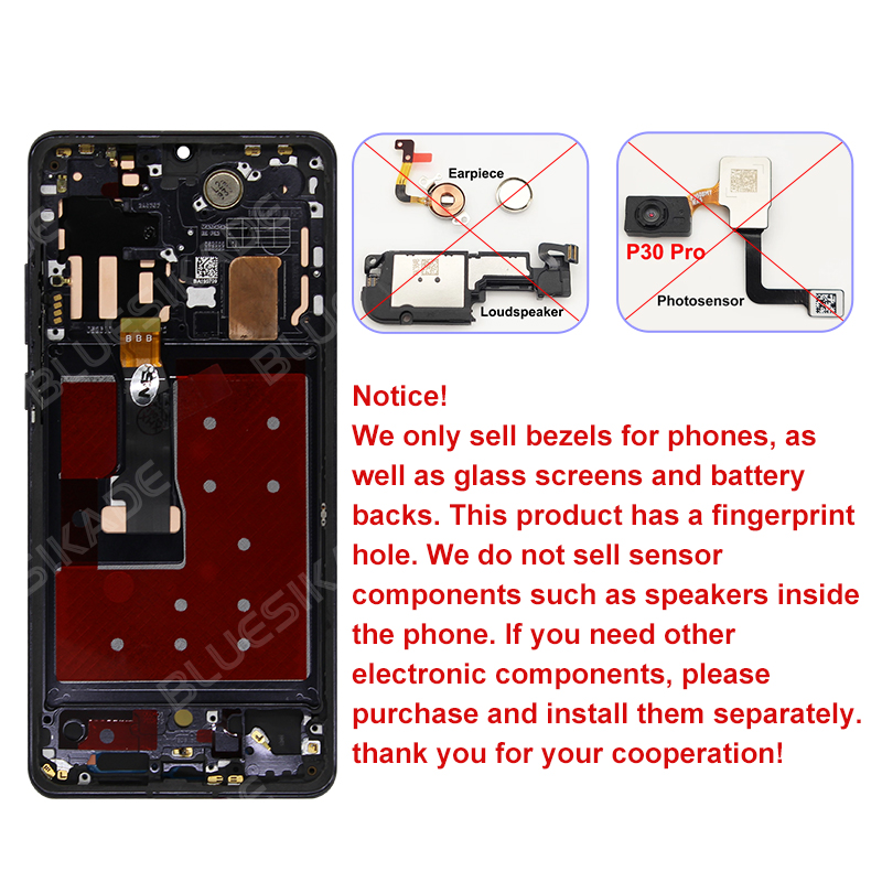 6.47 Original Pour Huawei P30 Pro LCD Ã‰cran Tactile Digitizer PiÃ¨ce De Rechange Pour Huawei VOG-L29 VOG-L09 VOG-AL00 LCD n° 4