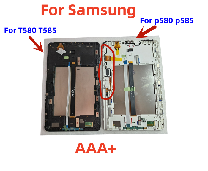 Bloc Ã©cran tactile LCD avec chÃ¢ssis, 10.1 pouces, pour Samsung Galaxy Tab A SM-T580 T585 n° 1