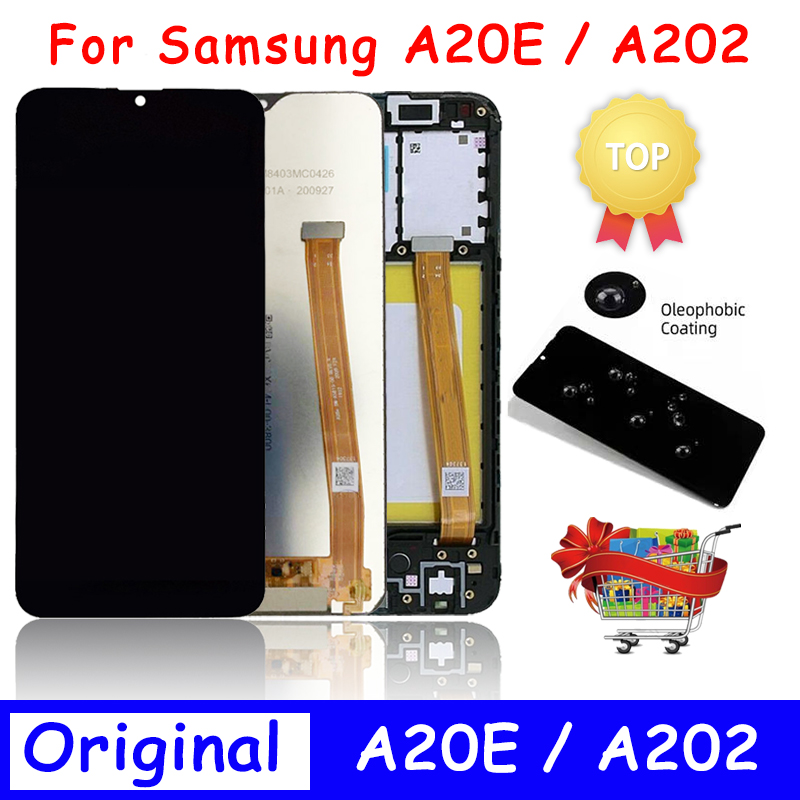 Ensemble Ã©cran tactile LCD avec chÃ¢ssis, 5.8 pouces, pour Samsung Galaxy A20e SM-A202F A202DS A202F/DS AAth n° 1