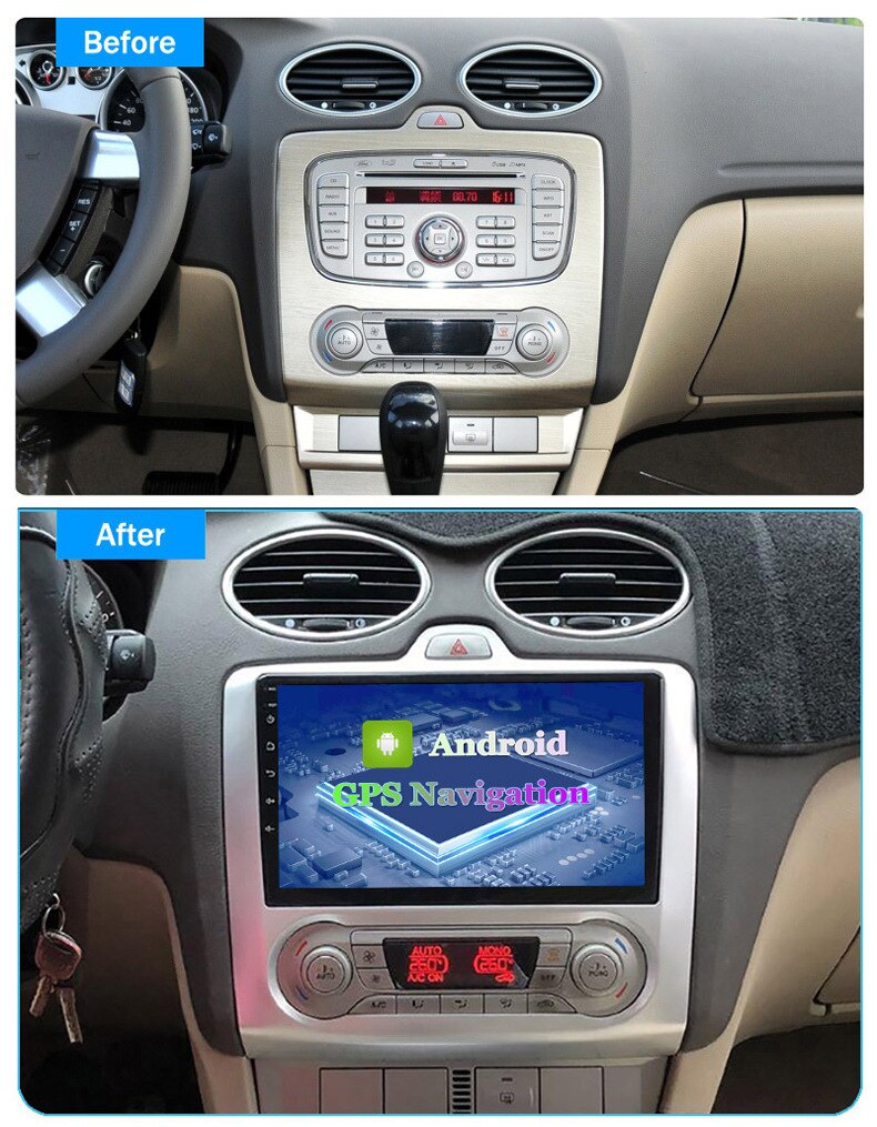 XUDA vocal AI CarPlay sans fil android autoradio 4g Mk3 2004-2011 ford focus 2 3 Mk2 multimÃ©dia de voiture no 2din Autoradio gps n° 3