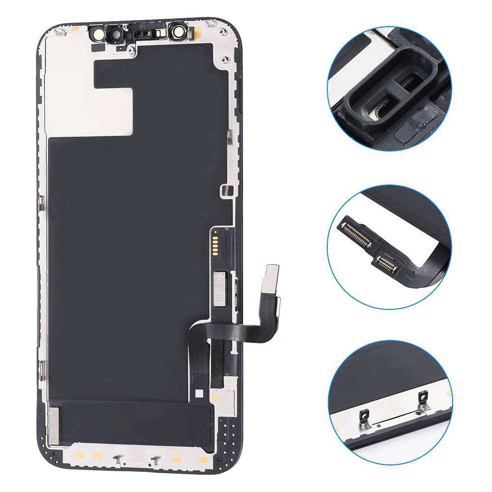 Elekworld-Ã‰cran tactile LCD 3D de remplacement, sans frÃ©quence, pour iPhone 12 12 Pro n° 3