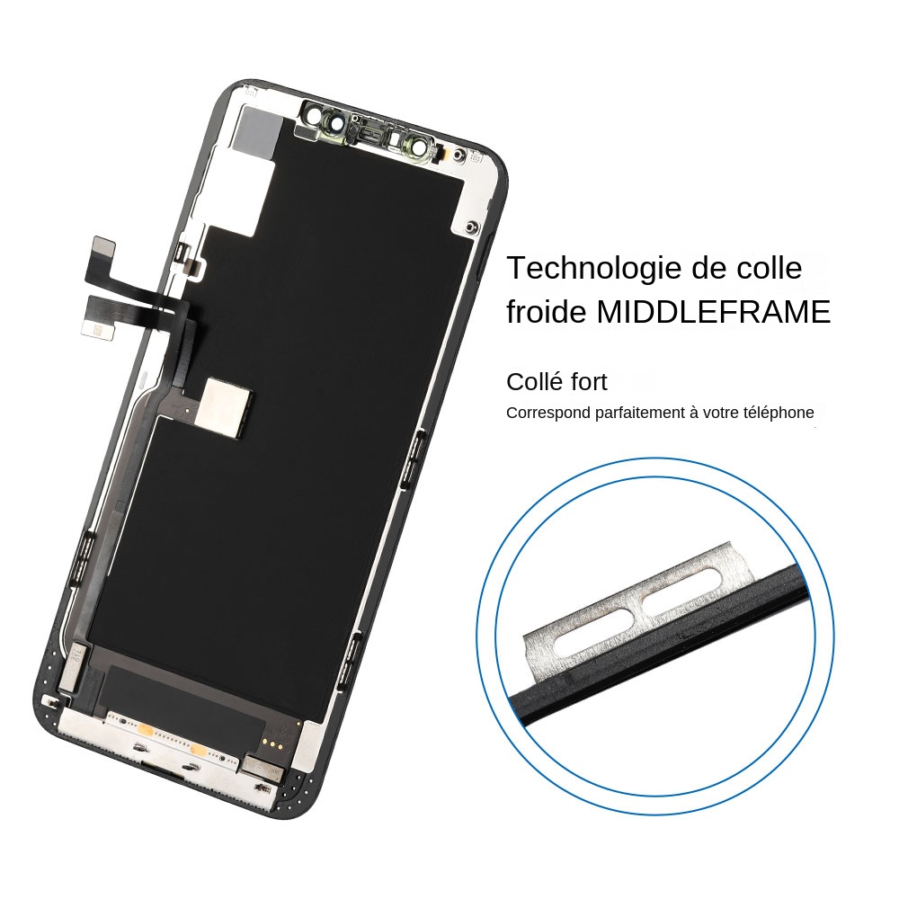 Elekworld â€“ ensemble Ã©cran tactile LCD 3D incell, sans Pixel mort, pour iPhone 11 Pro Max n° 4