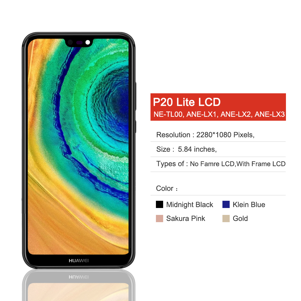 Test Pour Huawei P20 Lite Ã‰cran Tactile D'affichage Avec Cadre Pour HUAWEI P20 Lite ANE-LX1 ANE-LX3 Nova merveilleuse Ã‰cran LCD n° 4