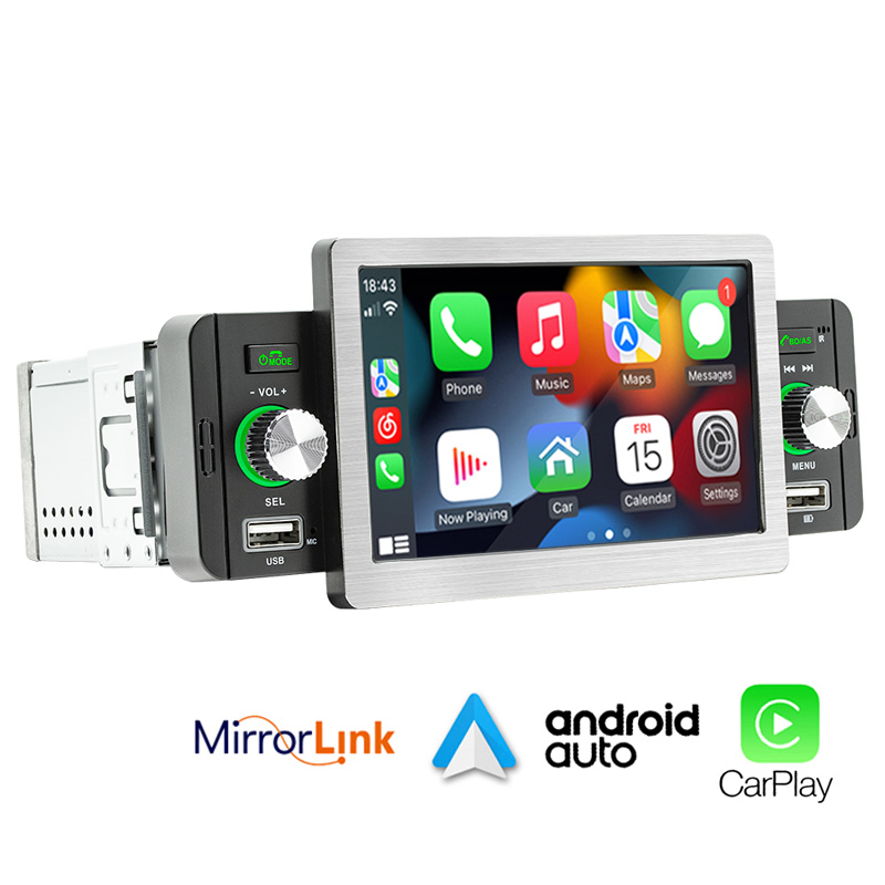 Autoradio MultiXXL MultiXXL Tactile, Lecteur MP5, Android Auto, MirrorLink, FM, USB, Universel, StÃ©rÃ©o, Bluetooth, 1 Din, 5 n° 1