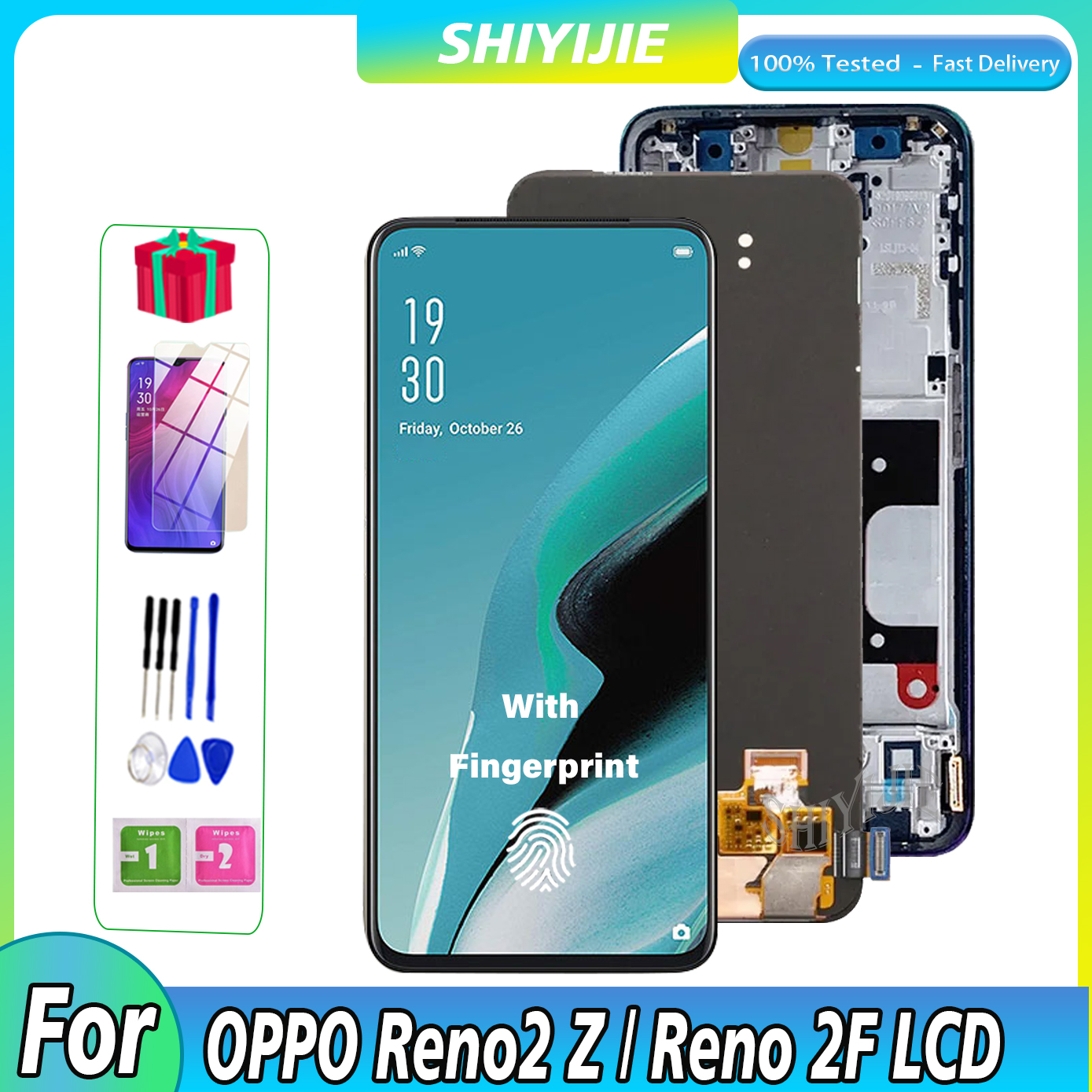 Ã‰cran tactile LCD 6.53 pouces pour OPPO K3/Reno2 Z/Reno2F, testÃ© n° 1