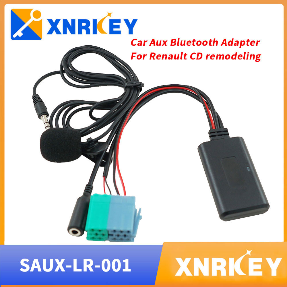 XNRKEY-CÃ¢ble AUX 6 Broches pour Renault, Mise Ã  Jour, Radio Biurexhaus, Bluetooth Tech, Adaptateur AUX, MIC, Mains Libres, MINI ISO n° 1