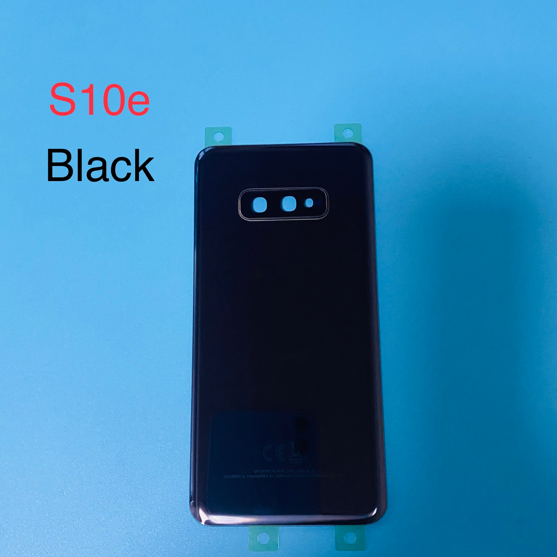 Verre arriÃ¨re d'origine pour Samsung Galaxy S10 S10 Plus S10 + S10e, couvercle de batterie, panneau de boÃ®tier de porte arriÃ¨re avec cadre d'objectif en verre pour appareil photo n° 4