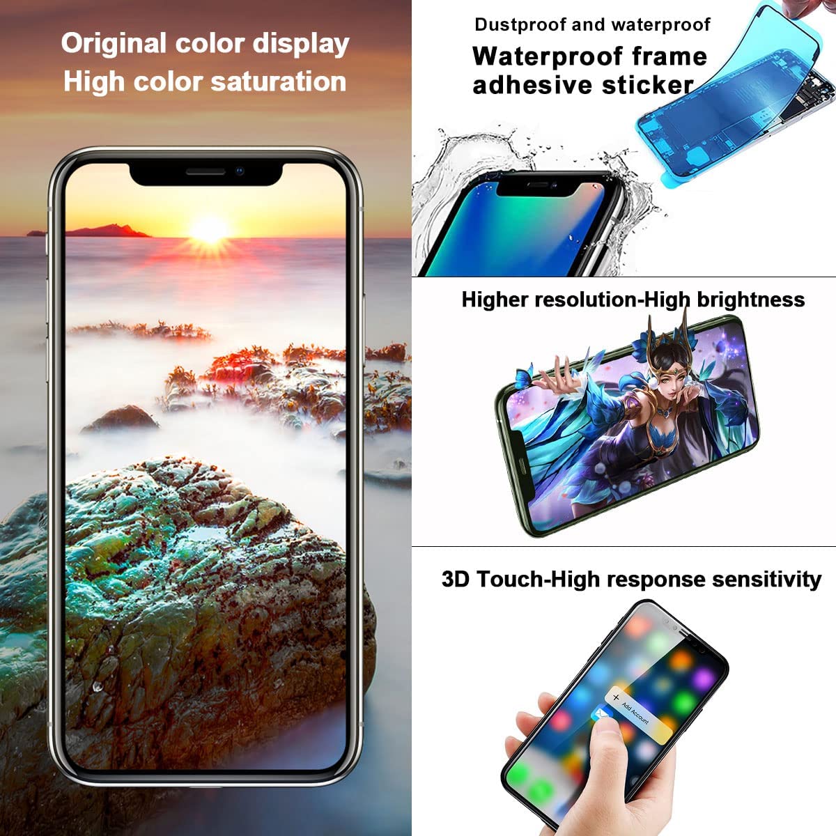 Ã‰cran tactile LCD de remplacement pour iPhone 11 Pro Max, piÃ¨ces d'assemblage de HÃ©bergements eur, haute qualitÃ© n° 2