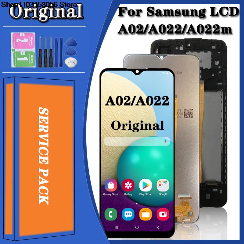 Ã‰cran LCD tactile HÃ©bergements eur, Original 138 Samsung Galaxy A02, SM-A022, abaissÃ© Ã , SM-A022FN, DS, SM-A022F, SM-A022G, DS, n° 1