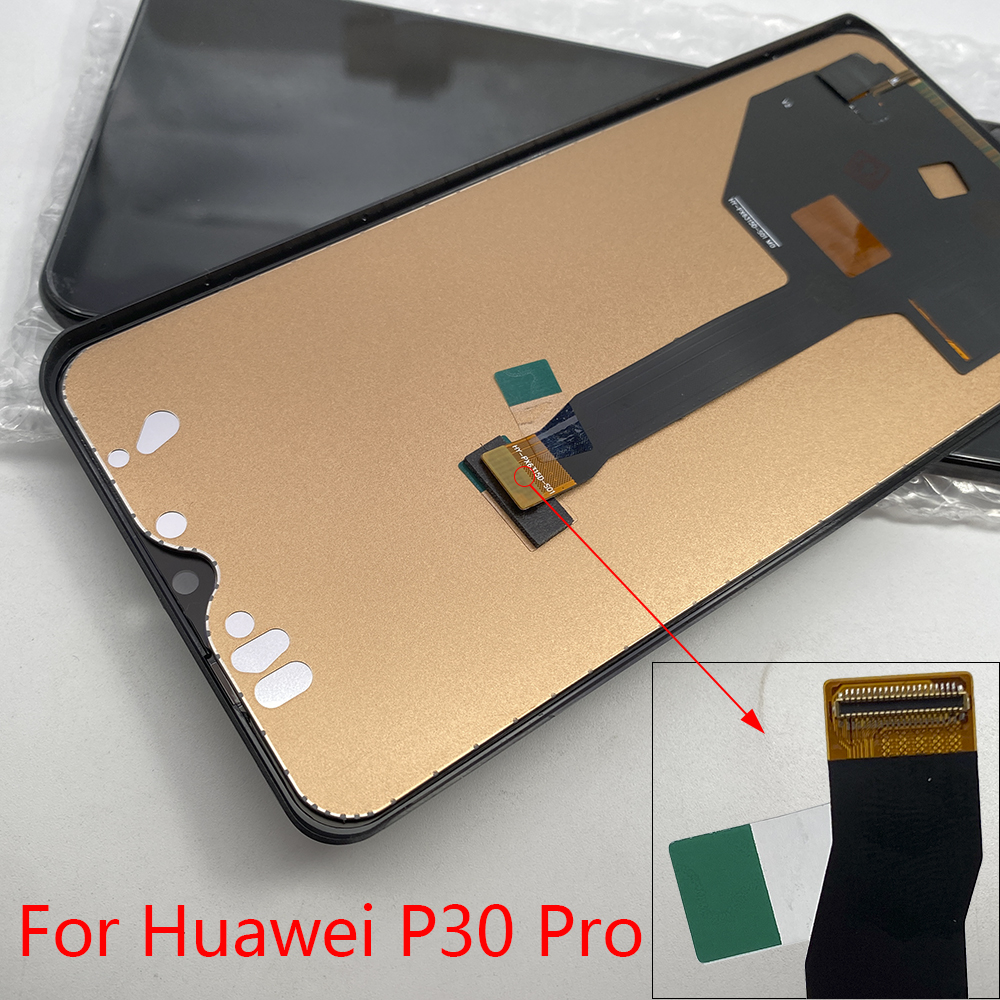 Ensemble Ã©cran tactile LCD TFT, sans cadre, pour Huawei P30 Pro P30Lite, haute qualitÃ© n° 4