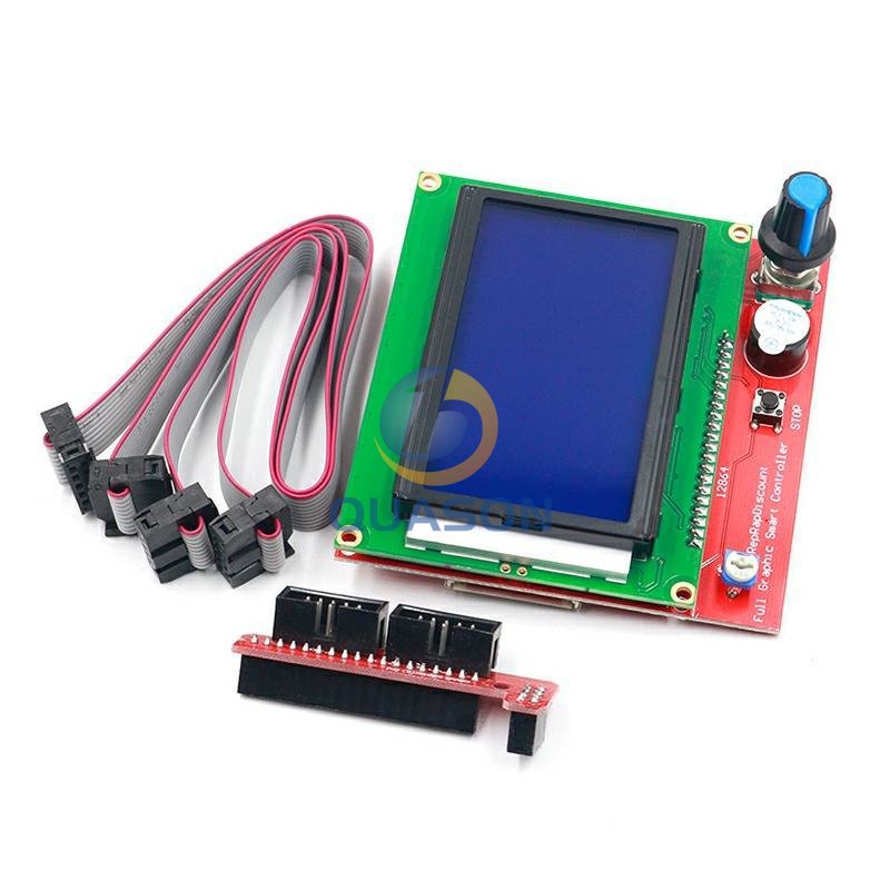 ContrÃ´leur intelligent pour imprimante 3D, 1.4 LCD 12864, panneau de commande, Ã©cran bleu n° 5