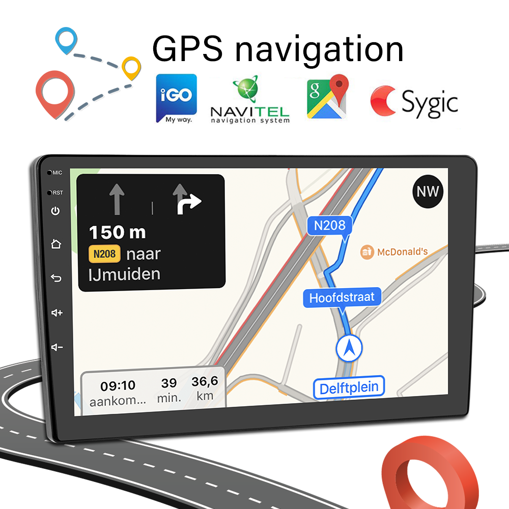 LeeKooLuu-Autoradio Android 10 Pouces, 2 Din, Lecteur de Limitation de Voiture, GPS, 4G, WIFI, DSP, Carplay pour Toyota, Volkswagen, Hyundai, Kia, Ford n° 6