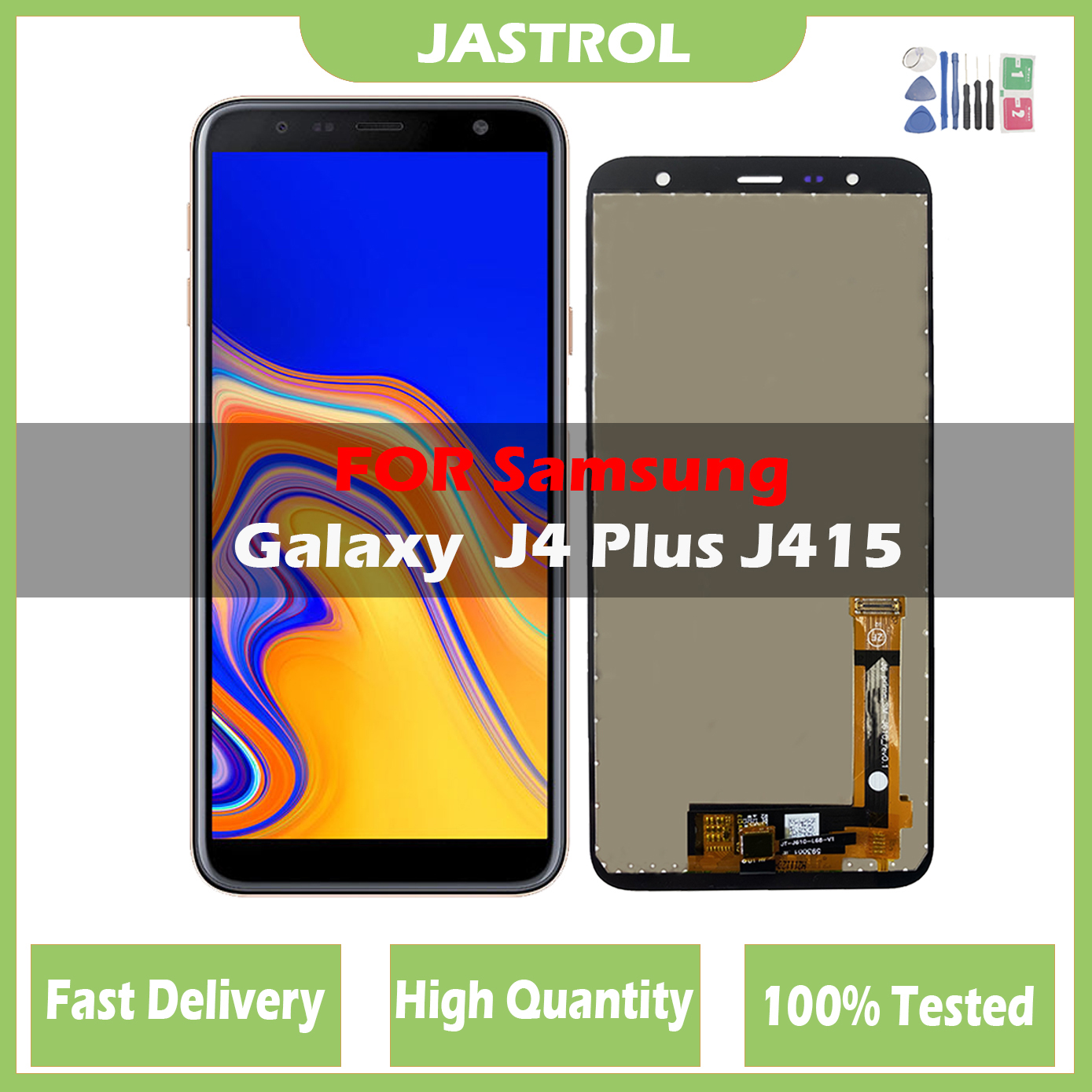 Ensemble Ã©cran tactile LCD SUPolLAMOLED, 6.0 pouces, pour Samsung J4 + 2018 J4 Plus J415 J415F J410, piÃ¨ces d'assemblage et service pack n° 1