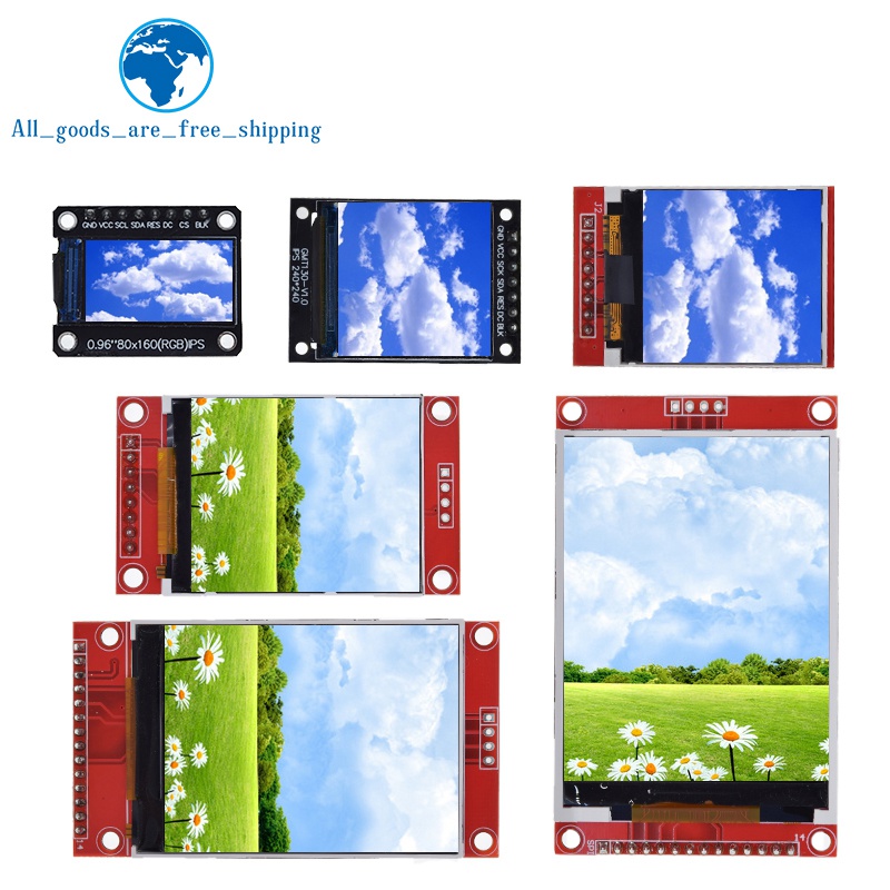 Ã‰cran LCD TFT pour Ardu37, technologie d'affichage, pas de lecteur OLED, ST7735, ILI9341, interface Ã©ventuelles I, 0.96 pouces, 1.3 pouces, 1.44 pouces, 1.8 pouces, 2.4 pouces, 2.8 pouces, 3.5 pouces n° 1