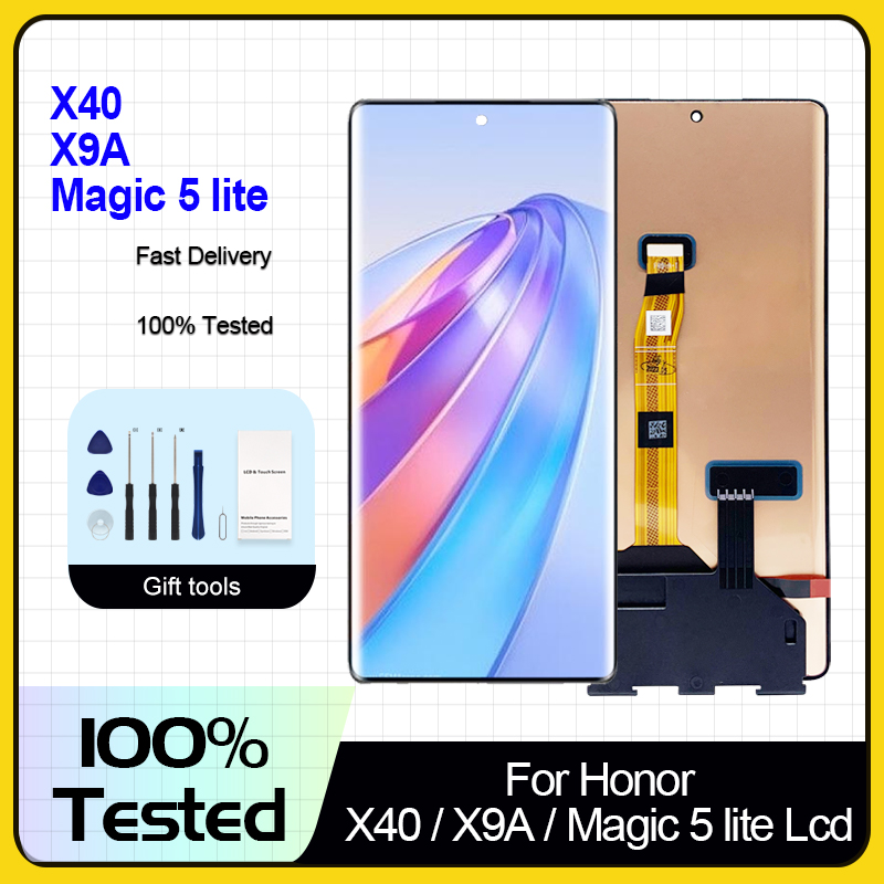 Bloc Ã©cran tactile LCD, 6.67 pouces, avec outils, pour Huawei Honor X9A X40 Magic 5 Lite, 1 piÃ¨ce, livraison gratuite n° 1