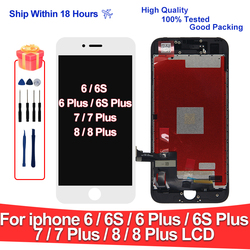 Ensemble Ã©cran tactile LCD de remplacement, AAA +, pour iPhone 6 7 8 6S Plus 7 P 8 P small picture n° 1