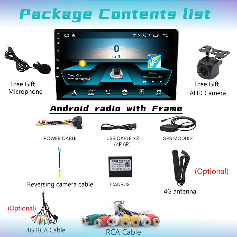 Autoradio Android avec Navigation GPS pour Voiture Ford, UnitÃ© Centrale, Lecteur Audio StÃ©rÃ©o, 2 Din, NouveautÃ© ATIC 2009-2019 n° 5