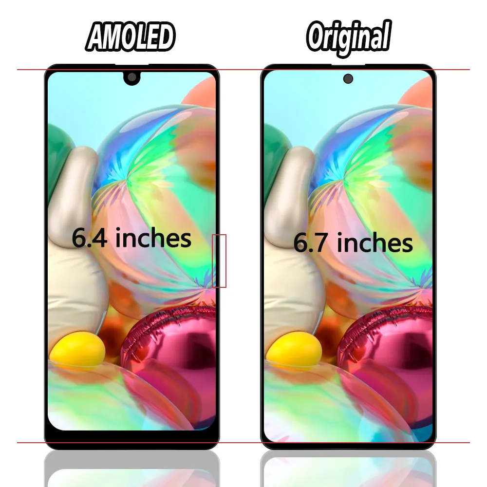 Ã‰cran tactile LCD AMOLED de remplacement, 6.7 pouces, pour Samsung Galaxy A71 A715 A715F A715ineau, original n° 3