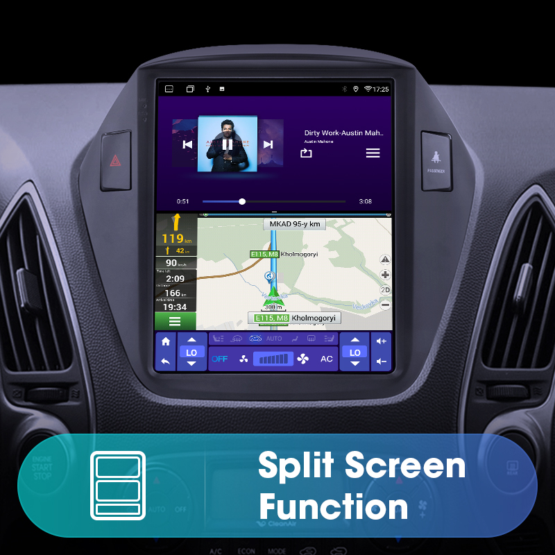 Autoradio Android 11, Navigation GPS, Carplay, stÃ©rÃ©o, 4G, RDS, lecteur multimÃ©dia vidÃ©o, 2 Din, pour voiture Hyundai Tucson 2 LM IX35 (2009 â€“ 2015) n° 5