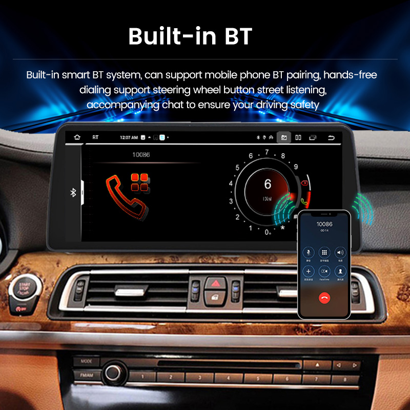 Autoradio Android 13, Navigation GPS, DSP, Sans Fil, Lecteur de Limitation, pour Voiture BMW F01, F02, SÃ©rie 7, 2009, 2010, 2011 - 2015 n° 5